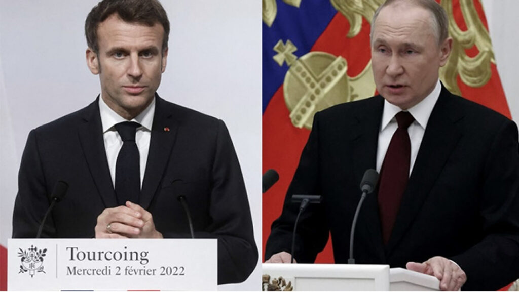 putin y macron