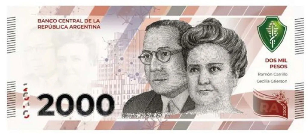 billete de dos mil