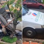 Choque en cadena dejó cuatro vehículos dañados en Posadas