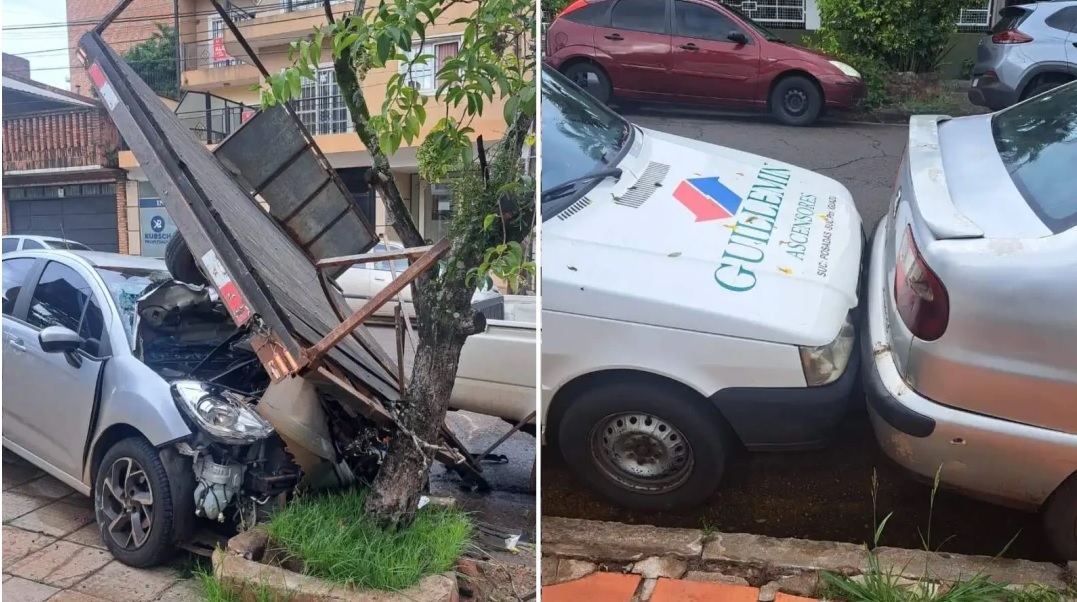 Choque en cadena dejó cuatro vehículos dañados en Posadas - Misiones ...