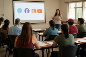 Participantes en taller de marketing para emprendedores en Misiones