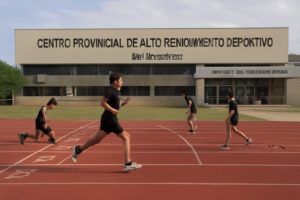 Instalaciones del Cepard Posadas con pista sintética y gimnasio