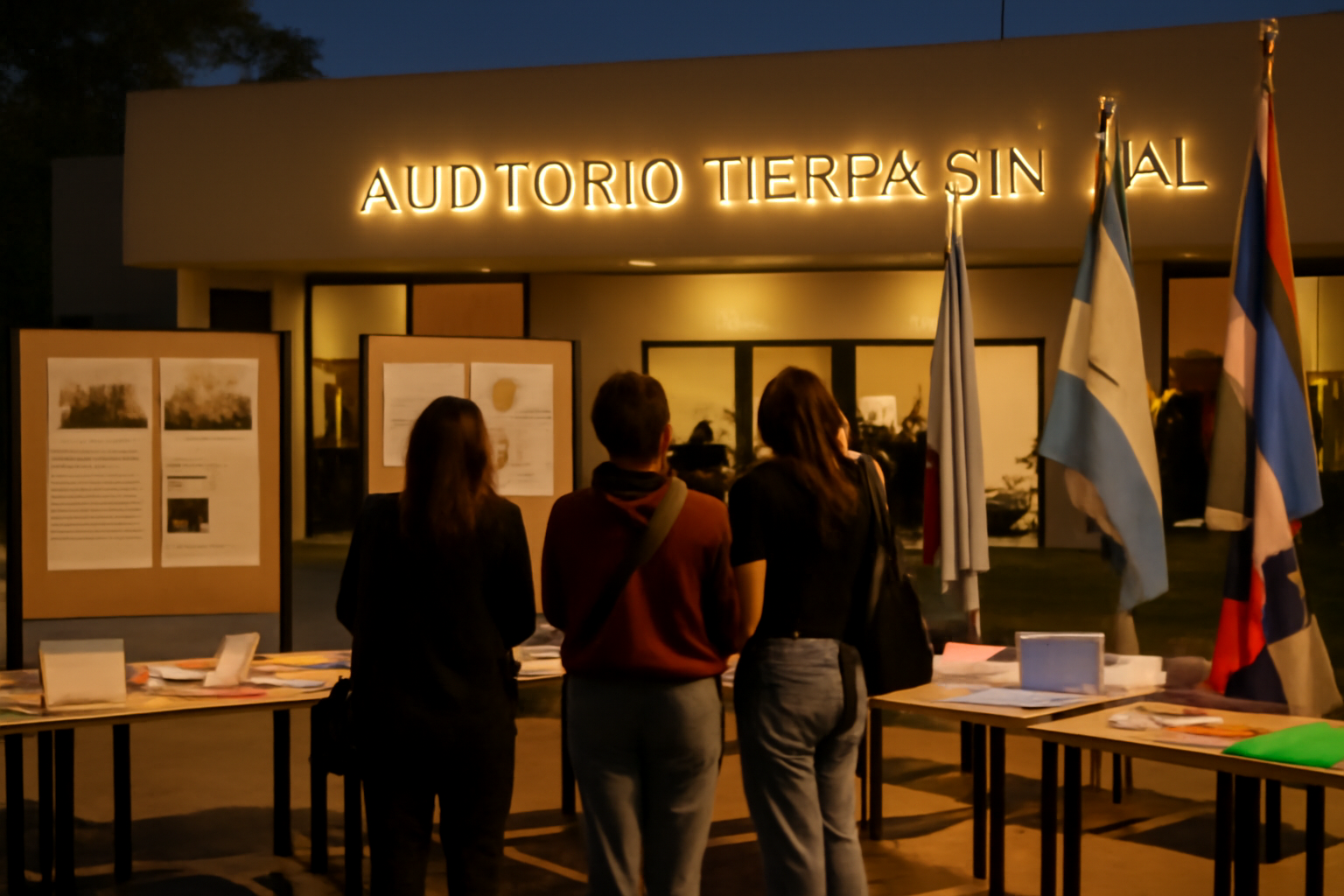 Passalacqua acompañó a estudiantes en el Festival Juvenil de Memoria y Derechos