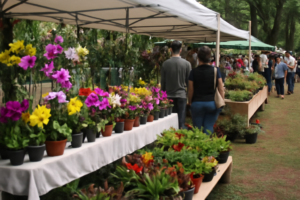 Exposición de orquídeas en Montecarlo mostrando la floricultura misionera en el Parque Juan Vortisch